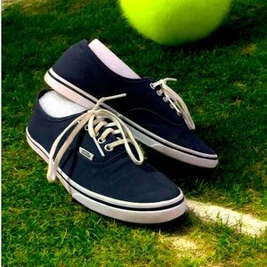 Men’s Vans Classic Navy Blue Canvas Skate Sneakers Size 6